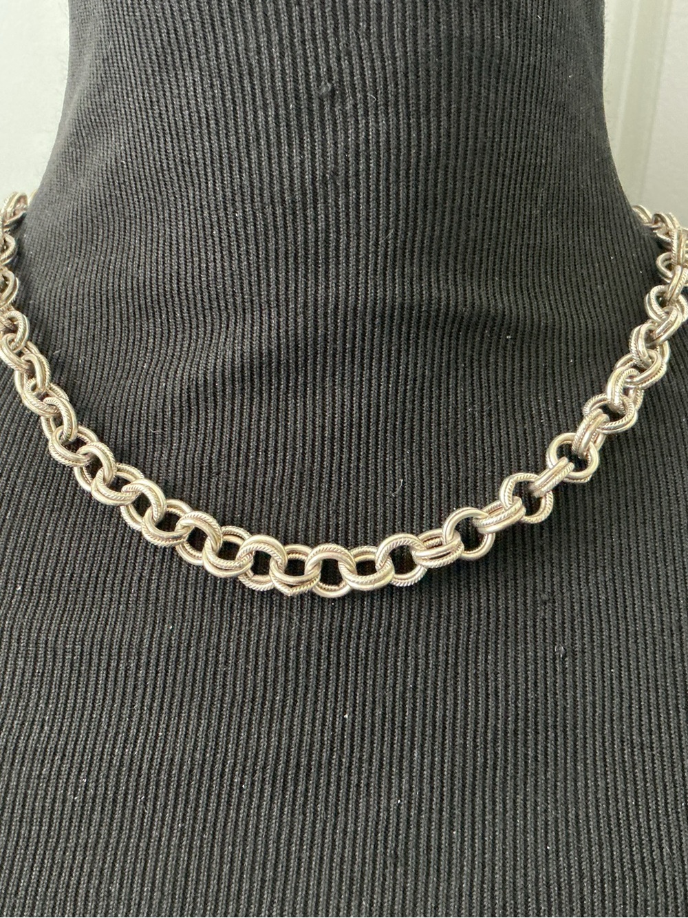 Vintage JOHN WIND Double Link Necklace Chain